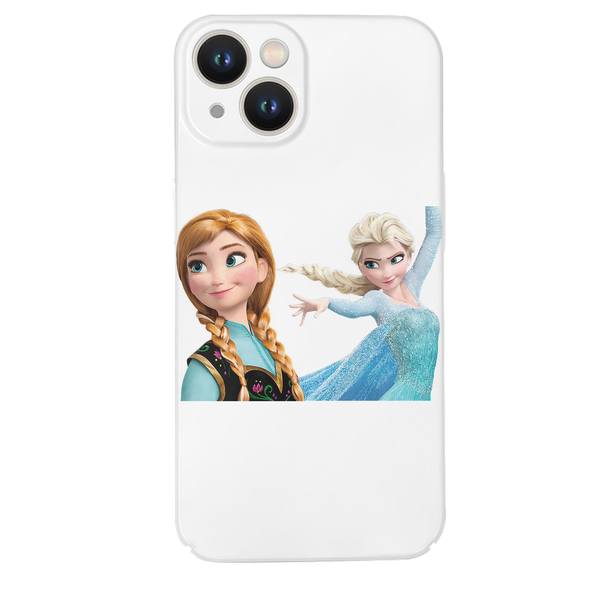 （画像用） アナと雪の女王 アンナ エルサ Frozen Anna Elsa 【iPhone 14シリーズ対応】ハードケース